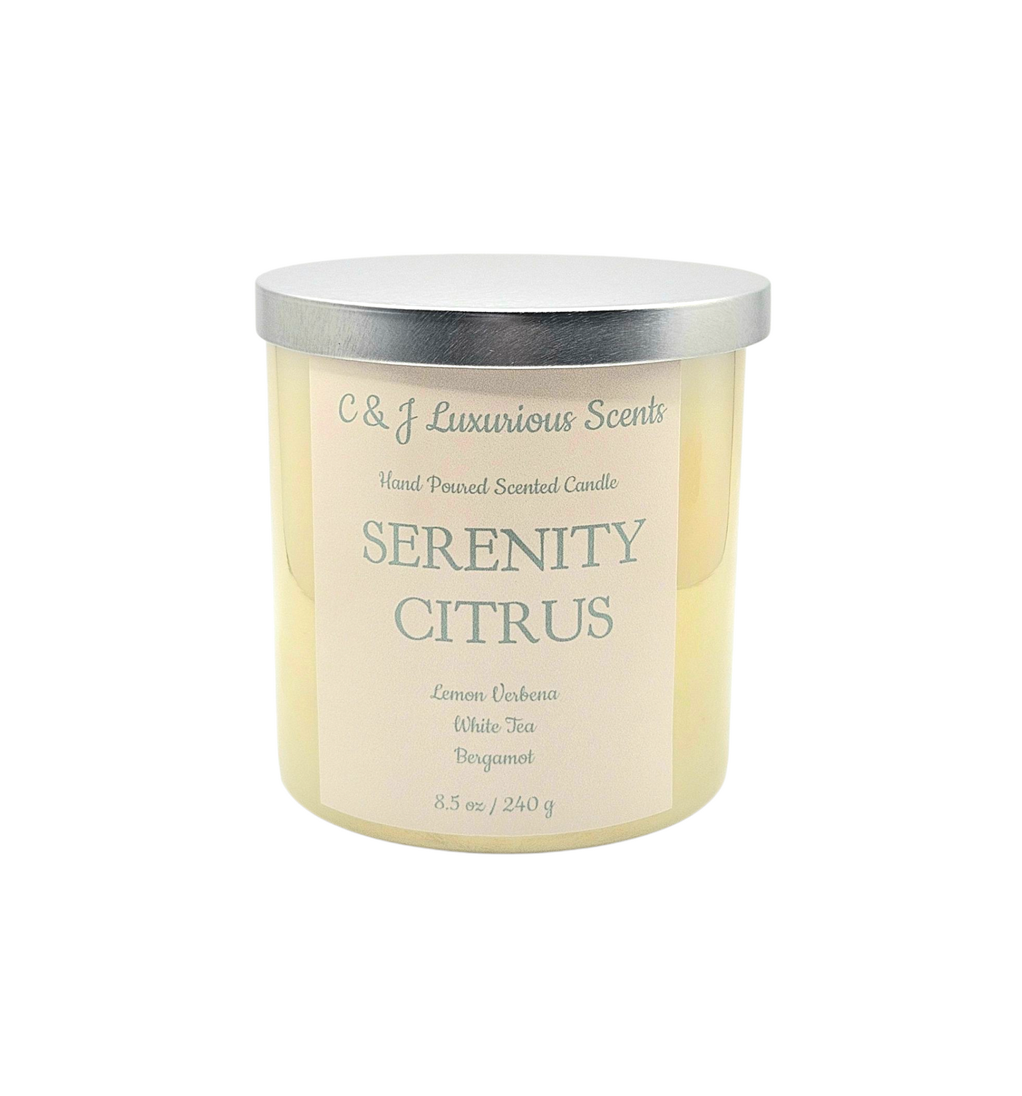 Serenity Citrus Single Wick Candles