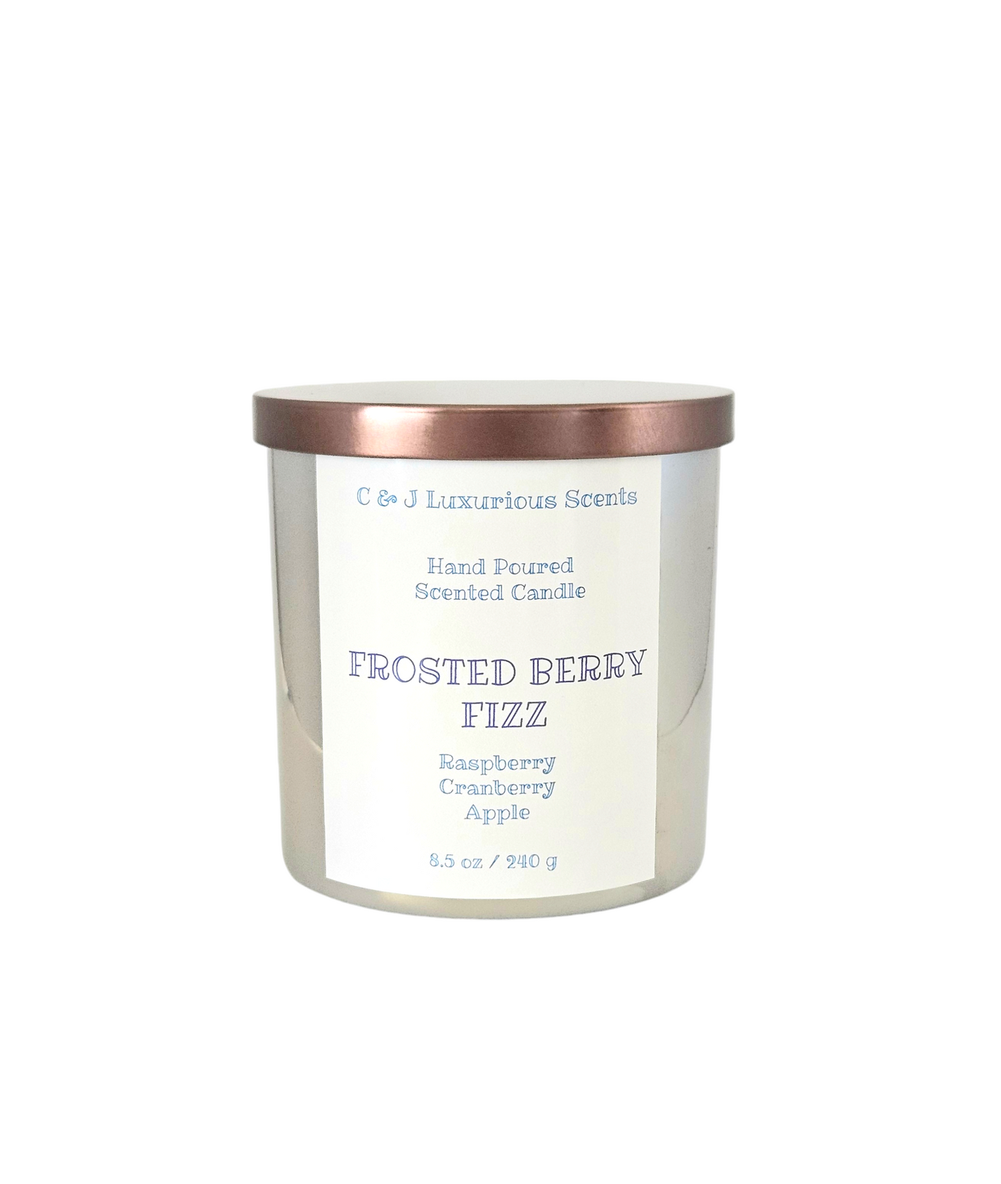 Frosted Berry Fizz Single Wick Candles