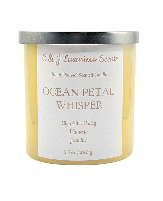 Ocean Petal Whisper Single Wick Candles