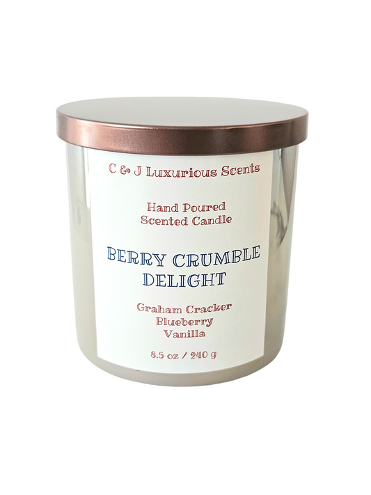 Berry Crumble Delight Single Wick Candles