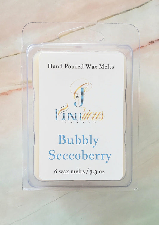 Bubbly Seccoberry Wax Melts - C & J Luxurious Scents