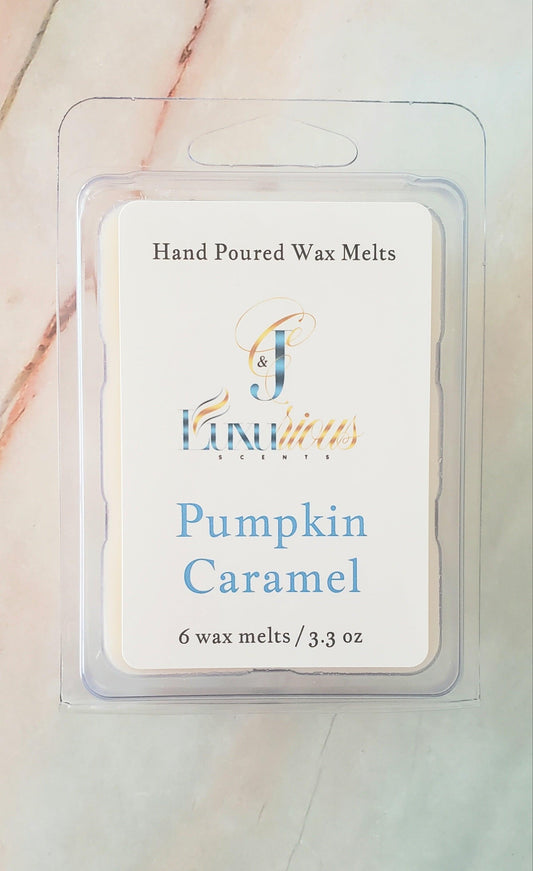 Pumpkin Caramel Wax Melts - C & J Luxurious Scents