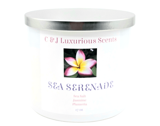 Sea Serenade 3-Wick Candles - C & J Luxurious Scents