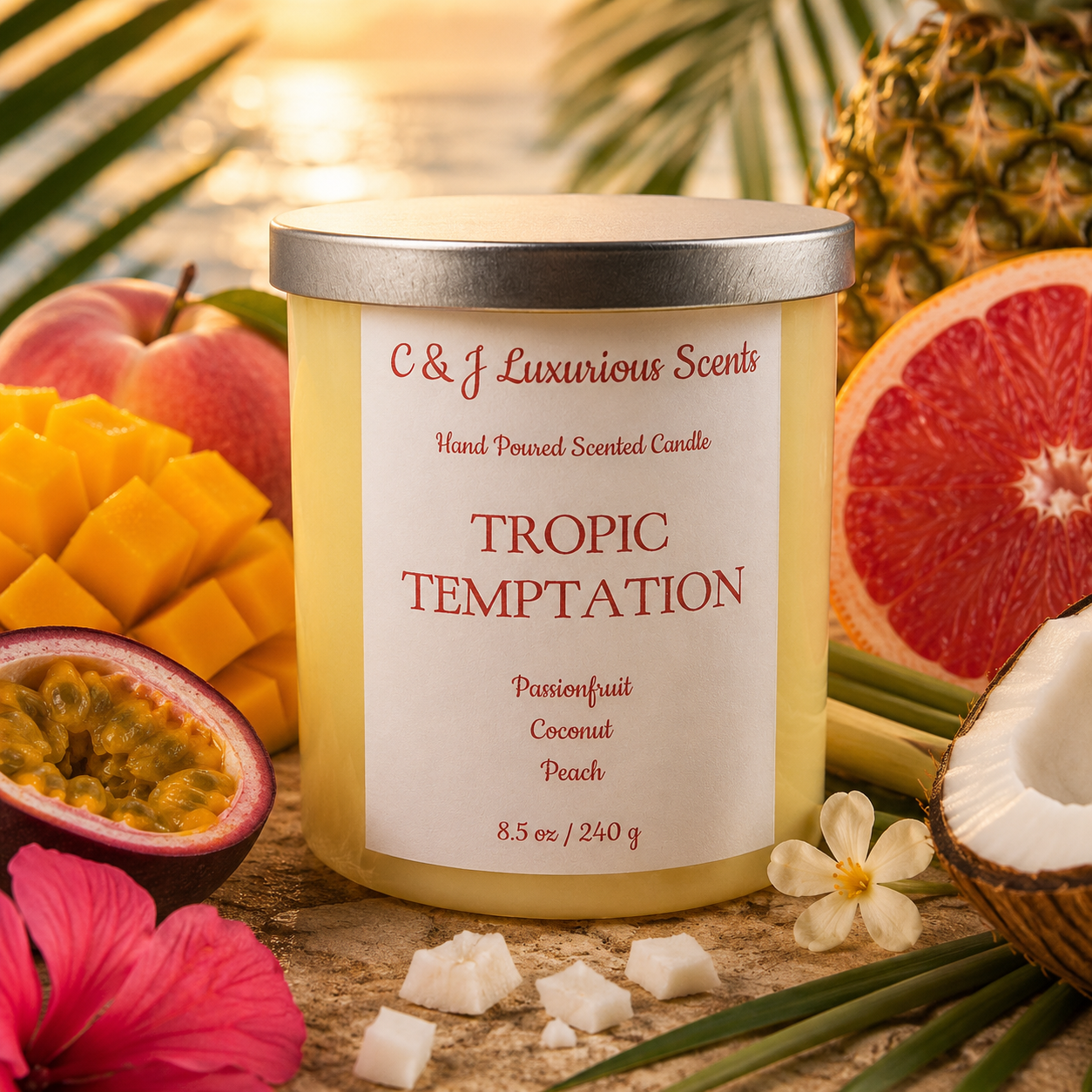 Tropic Temptation Single Wick Candle