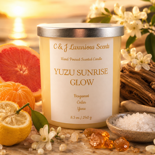 Yuzu Sunrise Glow Single Wick Candle