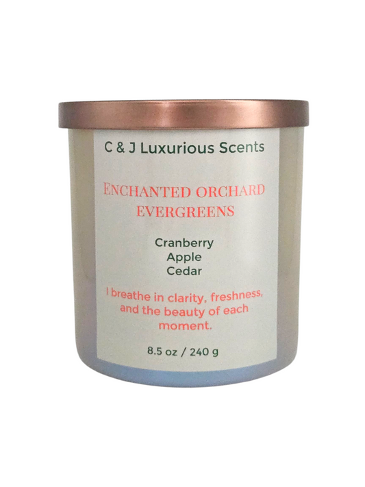 Enchanted Orchard Evergreens Single Wick Candles