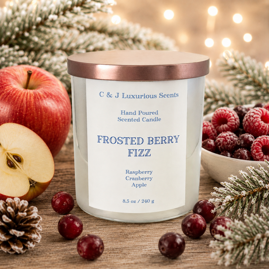 Frosted Berry Fizz Single Wick Candle