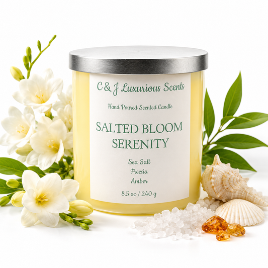 Salted Bloom Serenity Single Wick Candle