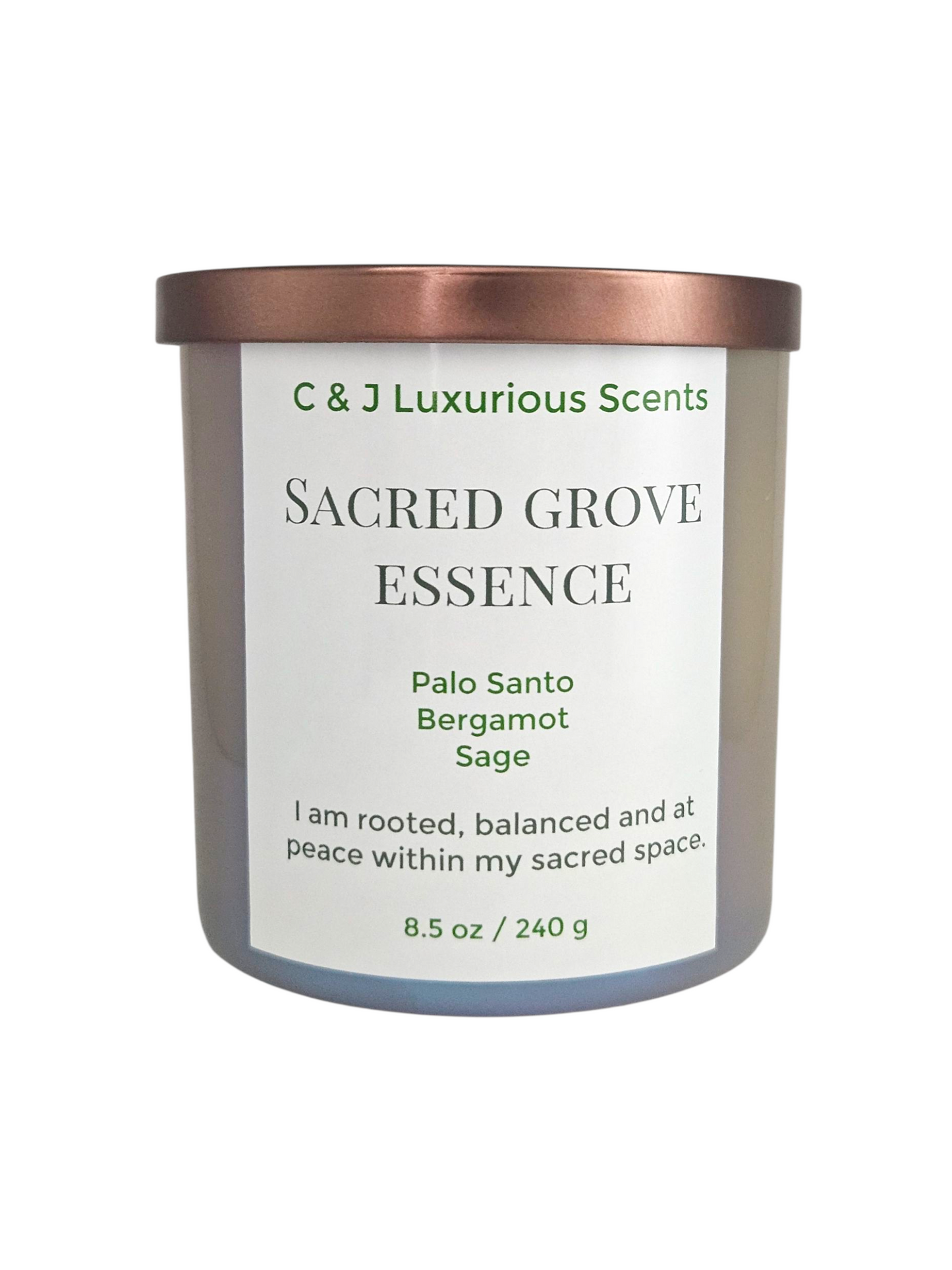 Sacred Grove Essence Single Wick Candles