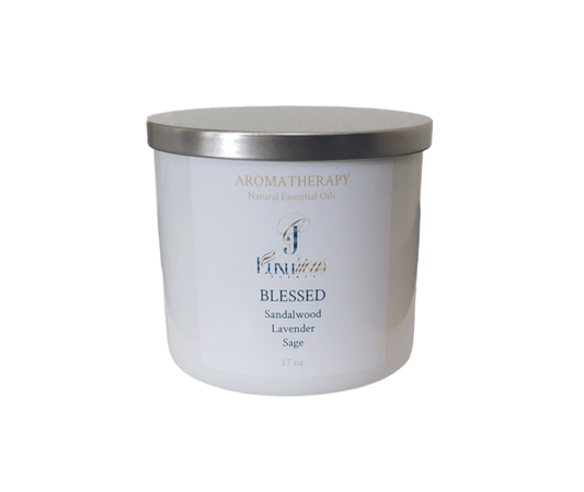 Blessed 3-Wick Aromatherapy Candle - C & J Luxurious Scents