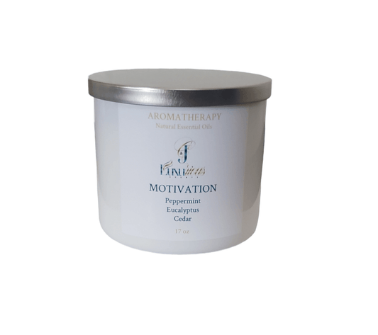 Motivation 3-Wick Aromatherapy Candle - C & J Luxurious Scents